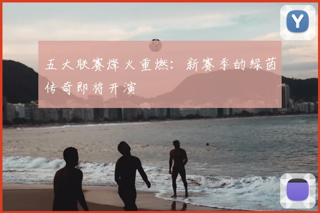 五大联赛烽火重燃：新赛季的绿茵传奇即将开演